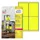 Avery Zweckform Ultra sterk etiket L6127-20 99.1x139mm Geel 80 stuks
