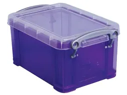 Opbergdoos 0,7 Liter Transparant Purper