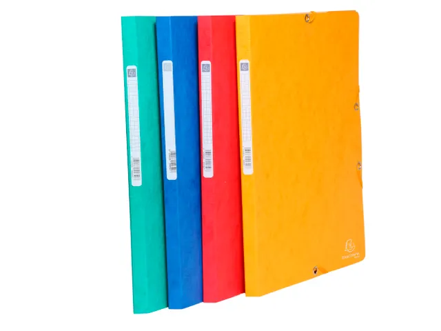 Elastomap 3 kleppen "Scotten" in glanskarton 400gm² A4 Assorti