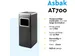 BRASQ Asbak met Afvalbak AT600 Zwart 16 Liter