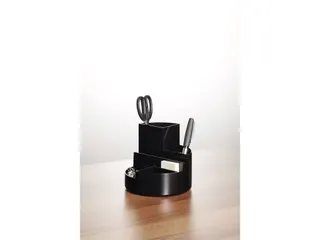 Pennenkoker MAUL roundbox 7 vakken Ø140x125mm zwart - 3