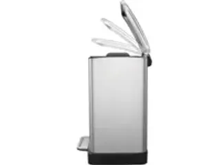 OUTLET Afvalbak Pedaalemmer Rechthoekig 20 Liter Mat Rvs - 4