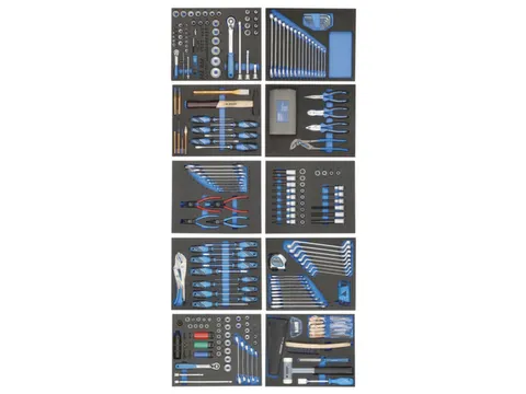TS-308 Gereedschapsassortiment in controlegereedschapmodules,308stuks