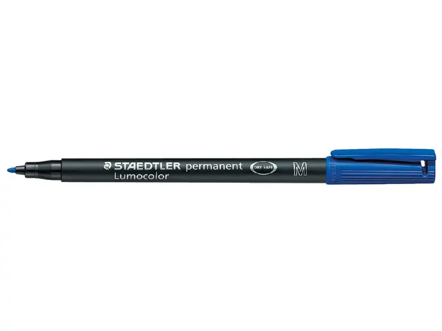 Viltstift Staedtler OHP Lumocolor 317 Medium 1.0mm Blauw