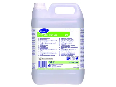 Diversey Suma Star Pur-Eco D1 W775 Handafwasmiddel 2x 5 Liter