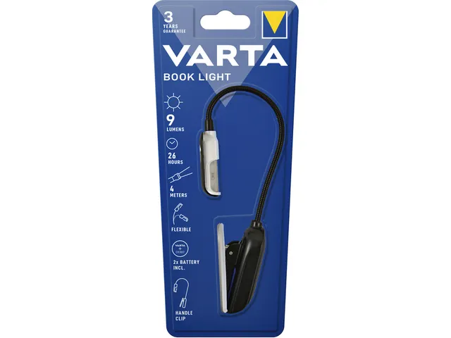 Zaklamp Varta Led Book met 2xCR2032 batterijen