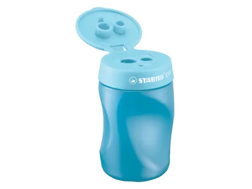 Puntenslijper STABILO Easy 4501 3 in 1 linkshandig blauw