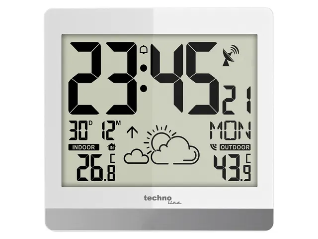 Weerstation Technoline WS 8119 189x200x29mm zilver met 1 buitensensor