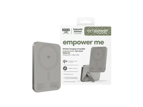 PanzerGlass empower by empower Bank w. Spin Stand | 5000mAh |