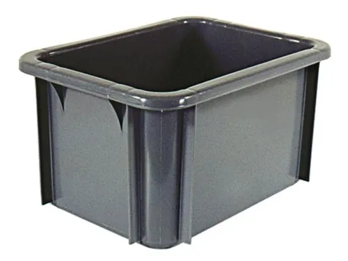 Stapelbak Pe Hxlxb 215X400X300Mm Inhoud 18L Grijs