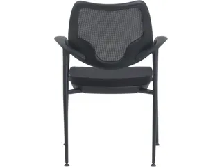 Vergaderstoel Curve Net Zwart - 4