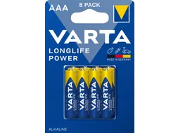 Batterij VARTA Longlife Power 8x AAA