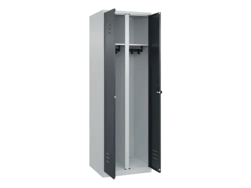 locker voor scheiding van kleding,HxBxD 1850x600x500mm,2vak