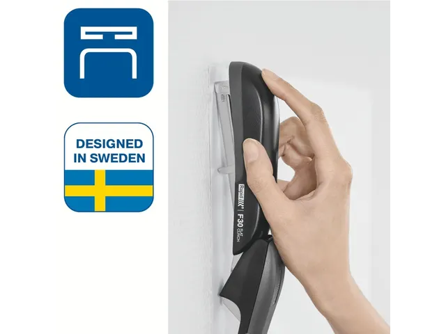 Nietmachine Rapid F30 Flat Clinch 30vel 24/6 zwart