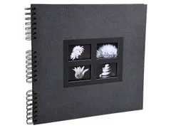 Fotoalb PASSION 32x32cm 60bl zwart