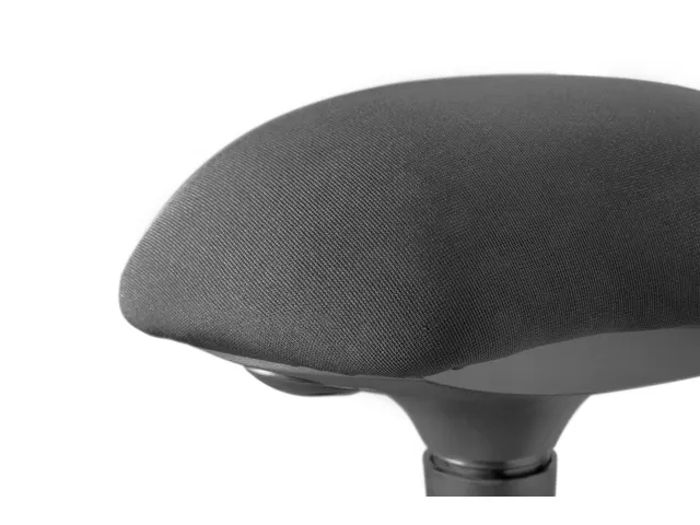 Ergonomische kruk/staanhulp Zwart In hoogte verstelbaar