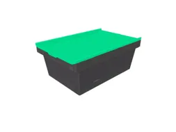 Herbruikbare containers HxLxB 240x610x400mm 38l PP-regeneraat groen