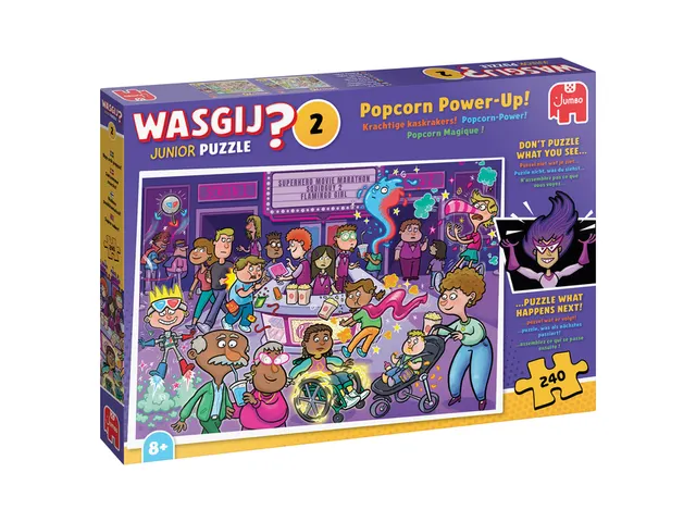 Puzzel Wasgij Junior 2 Krachtige kaskrakers 240 stuks