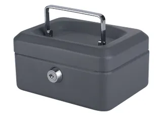 Geldkist Quantore 150x115x80mm grijs - 2
