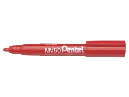 Viltstift Pentel NN50 rond rood 1.5-3mm
