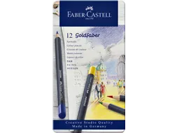 Kleurpotloden Faber-Castell Goldfaber assorti blik à 12 stuks
