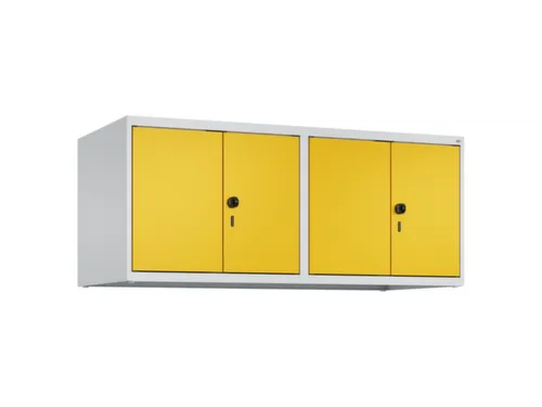 opzetkast,v. locker voor scheiding van kleding,4vak.,vak B 300mm
