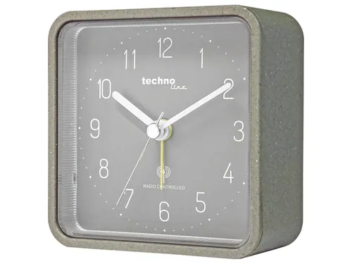 Wekker Technoline WT 775 91x91x40mm grijs analoog
