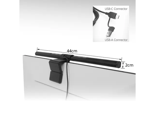 Barre lumineuse écran ACT LED réglable USB