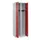 locker voor scheiding van kleding,HxBxD 1850x600x500mm,2vak