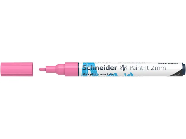 Acrylmarker Schneider Paint-It 310 2mm pastel roze
