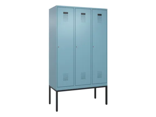 locker voor scheiding van kleding,HxBxD 2120x1200x500mm,3vak
