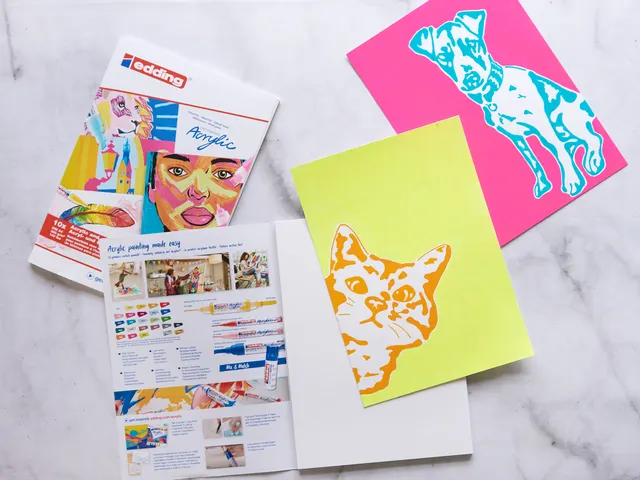 Olie en Acrylblok edding e-30010 A3 10 vel wit