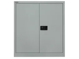kantoorkast openslaande deuren HxBxD 1000x914x400mm Stalen zilverkleur