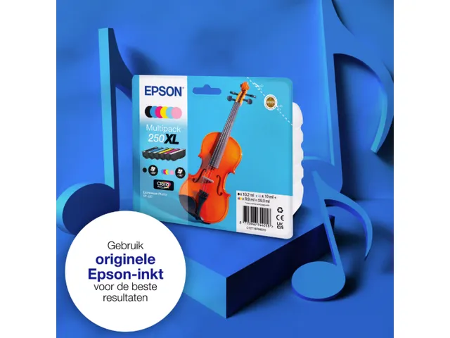 C13T16P84510 EPSON 6 kleuren 250XL Viool Claria EasyMail Photo HD-inkt