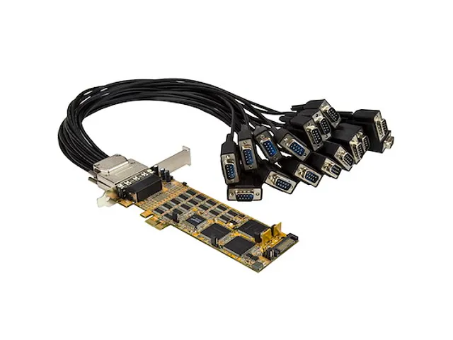 16-poorts low-profile seriële kaart RS232 PCI Express