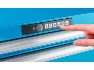 werkbank,HxBxD 840x1500x750mm,multiplexblad,lak RAL5012 - 6