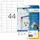 HERMA 4572 Weervaste Folie-etiket A4 48,3x25,4mm removable 880 stuks