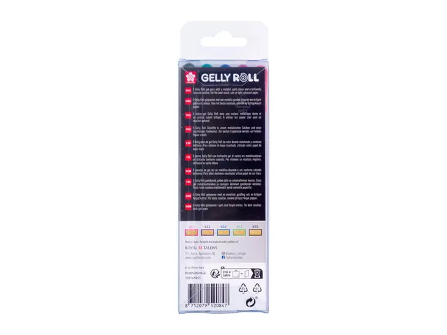 Gelschrijver Sakura Gelly Roll 0.7mm Gold Shadow 5 stuks