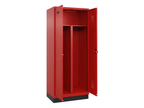 PBM-locker,HxBxD 1950x800x500mm,2vak,vak B 400mm,draaigrendel