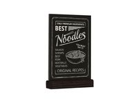 Krijtbord Europel tafelmodel A5 staand zwart