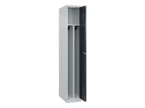 locker voor scheiding van kleding,HxBxD 1850x300x500mm,1vak