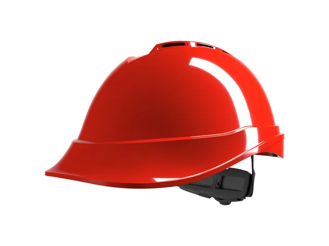 MSA V-Gard 200 veiligheidshelm met Fas-Trac III binnenwerk Rood