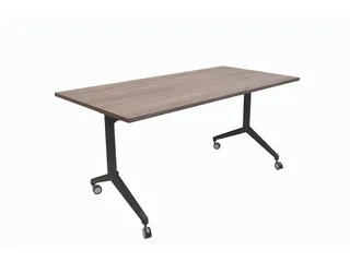 Schaffenburg Klaptafel 160x80cm Blad Havana Kersen 25mm Frame Zwart - 1