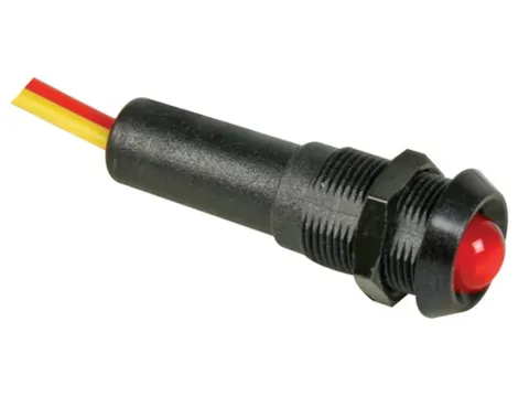 Led Lamp 5V Rood - Zwarte Behuizing