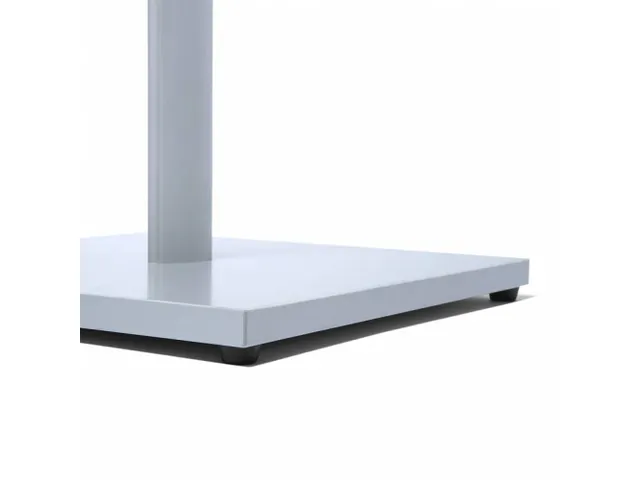 Support info avec cadre clipsable A3 argent