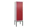 locker voor scheiding van kleding,HxBxD 2120x600x500mm,2vak