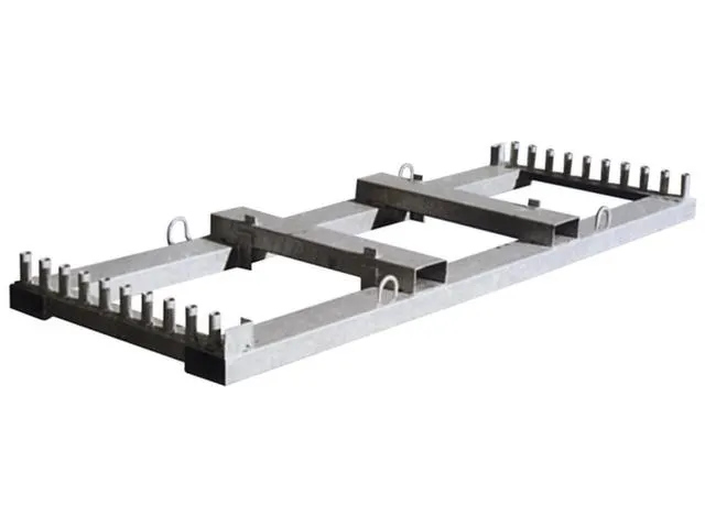 magazijn-/transporttraverse,v. afzethek,HxB 180x1150mm,v. 20hekken
