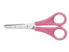 Schaar Westcott Kids 13cm ronde punt RH roze in polybag