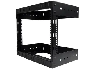 8U Open Frame Rack Wandmontage Verstelbare Diepte - 1