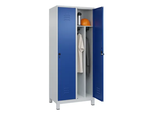 locker voor scheiding van kleding,HxBxD 1950x800x500mm,2vak